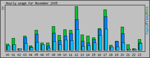 Hourly usage